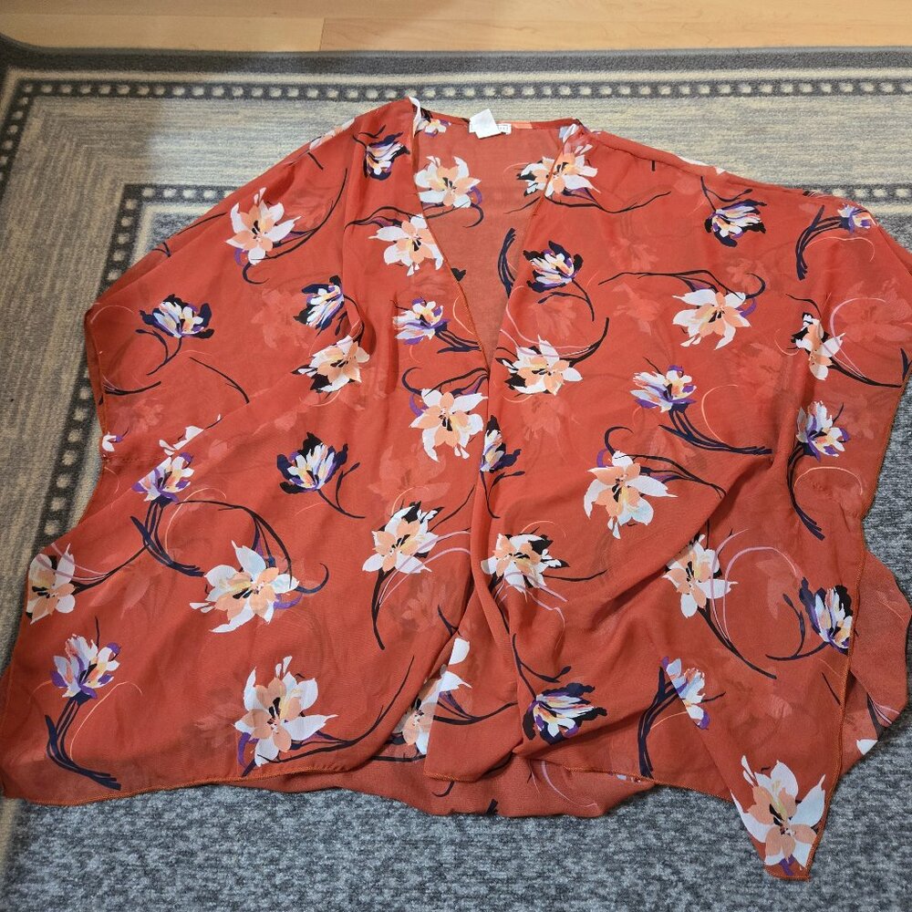 Emory Park Floral Camisole Womens Size 3XL